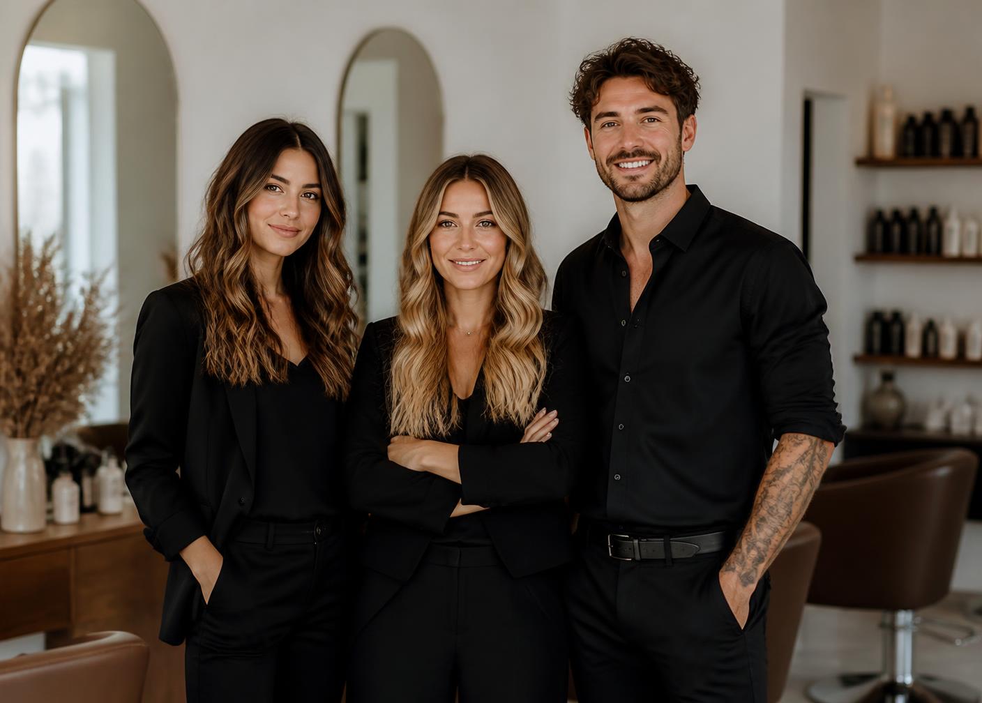 LuxeAura stylist team portrait